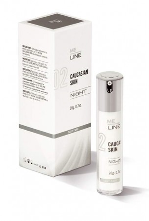 Caucasian skin night